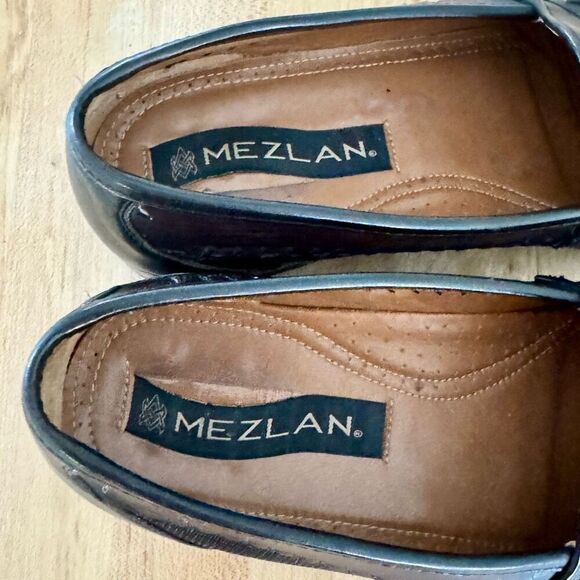 Mezlan Waters Two Tone Leather Loafers. Size 9. Brown/Black main image 6